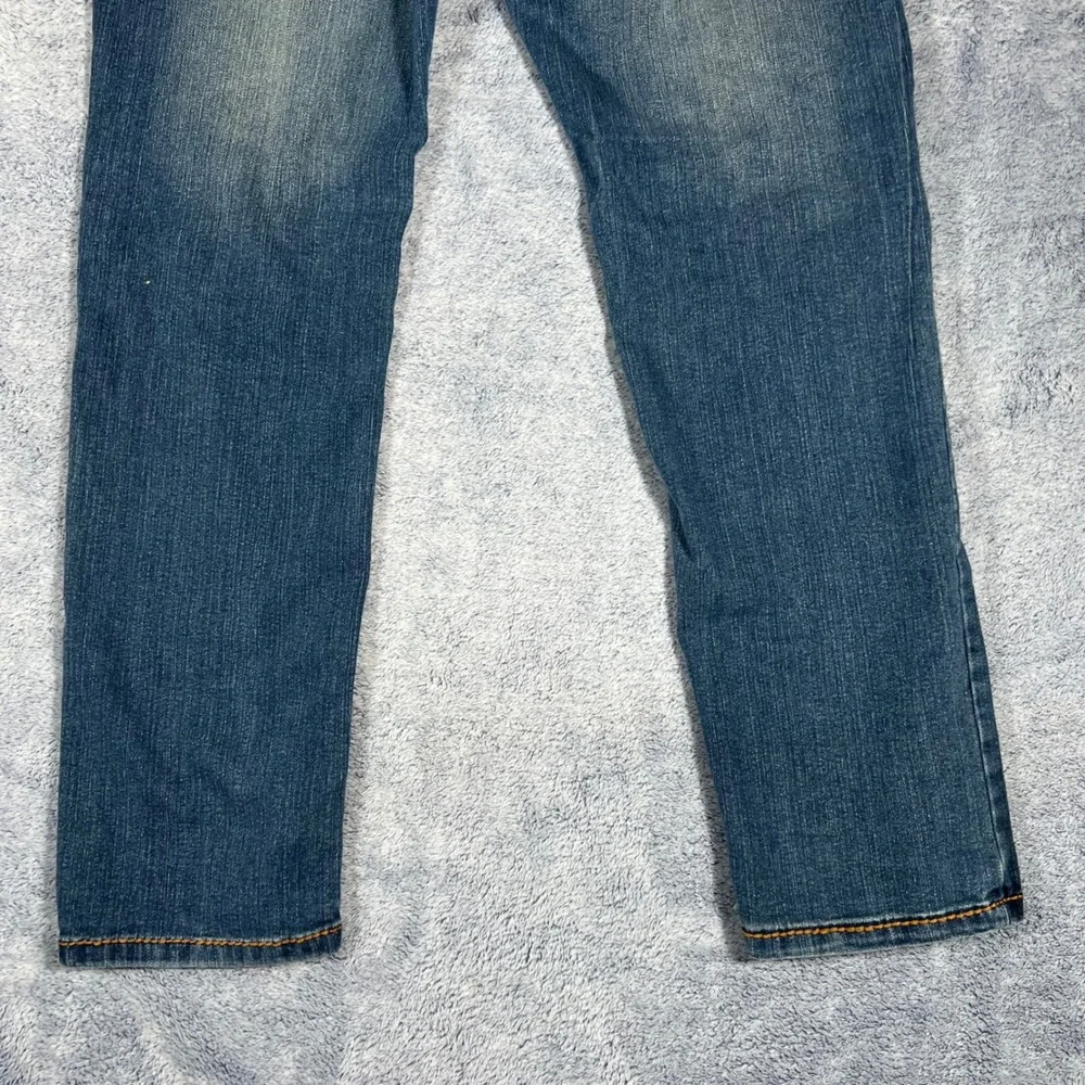 True Religion Joey Big T Flare Jeans‎ Medium Wash Blue Denim Size 34